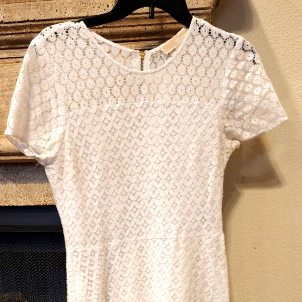 Michael Kors Short Sleeve Midi Dress